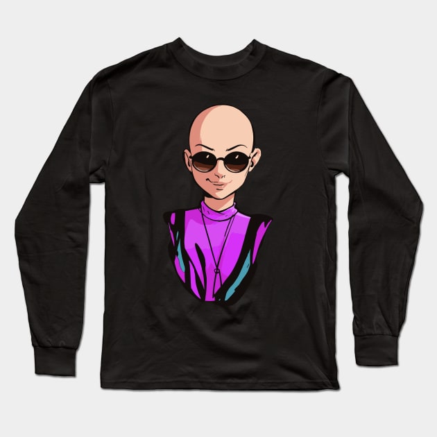 Bald girl Long Sleeve T-Shirt by VivaVagina